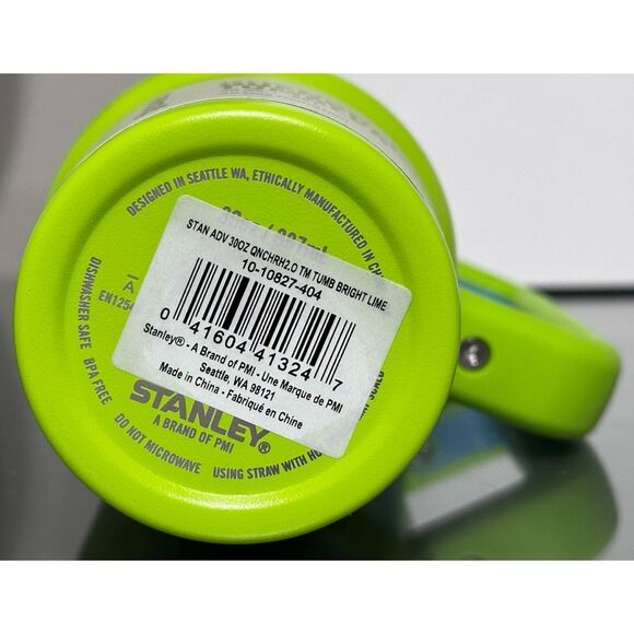 Stanley Quencher H2.0 FlowState Tumbler 30oz, BRIGHT LIME - Picture 4 of 4